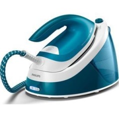 Philips PerfectCare Compact Essential GC6840 Dampstrygejern 2400W Blå Hvid
